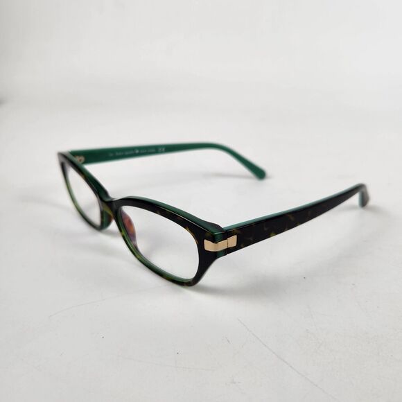 kate spade new york Vivi ESD Eyeglasses Women Green Rectangle Plastic Full Frame - Picture 1 of 8